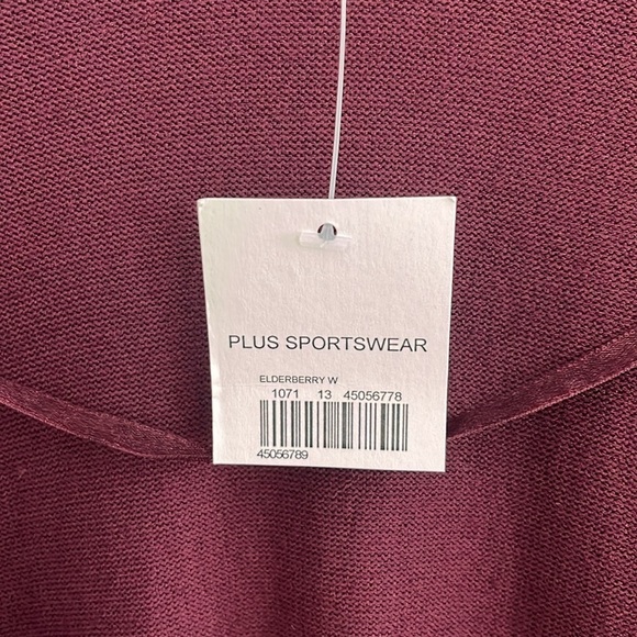 Cato NWT Elderberry Lightweight Open Knit Cardigan 26/28 | Lagenlook Minimalist - Picture 3 of 7